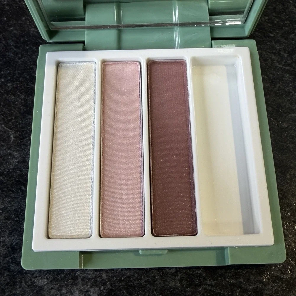 Vintage‎ Clinique High Impact Eye Shadow Trio SUGAR SUGAR & ROSE WINE DUO .12 oz